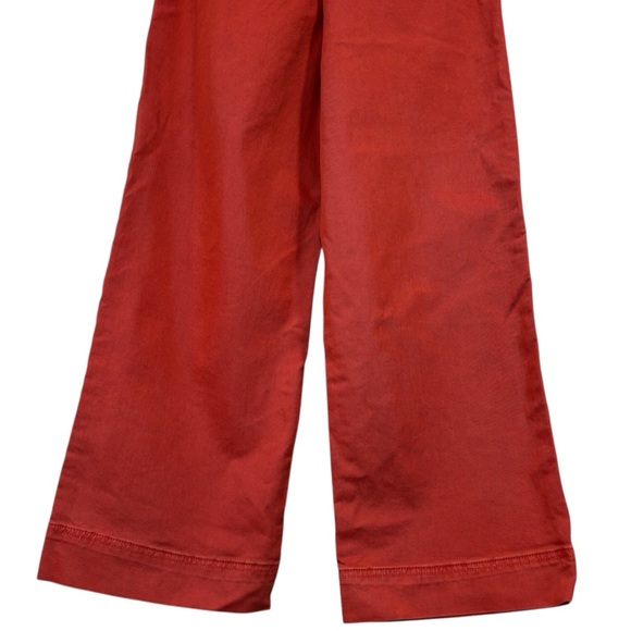 Marine Layer Wide Leg Bridget Crop Orange Denim Pants Size 4 NWOT Womens - Picture 11 of 11